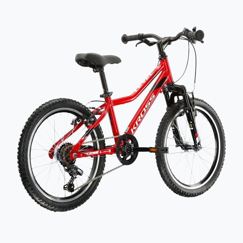 Велосипед дитячий KROSS Level Mini 2.0 червоний/чорний/глянцевий 3
