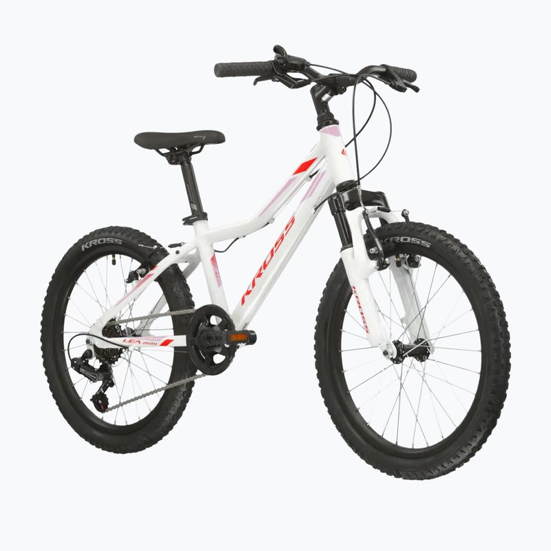 Велосипед дитячий KROSS Lea Mini 2.0 білий/червоний/глянцевий 2