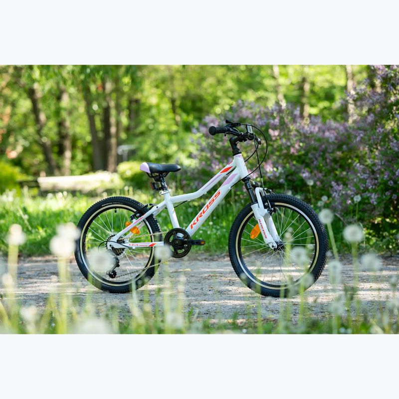 Велосипед дитячий KROSS Lea Mini 2.0 білий/червоний/глянцевий 12