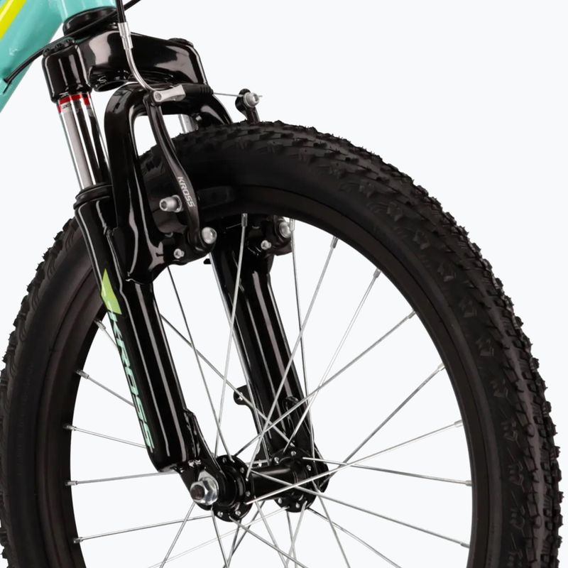 Велосипед дитячий KROSS Lea Mini 2.0 м'ятний/лаймовий/глянцевий 5