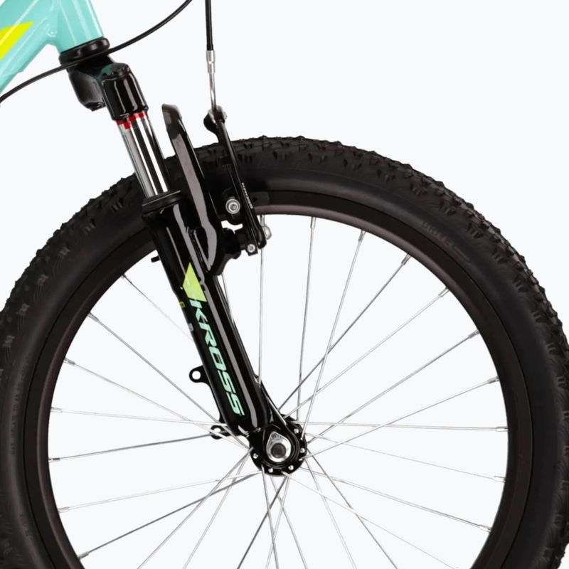 Велосипед дитячий KROSS Lea Mini 2.0 м'ятний/лаймовий/глянцевий 6