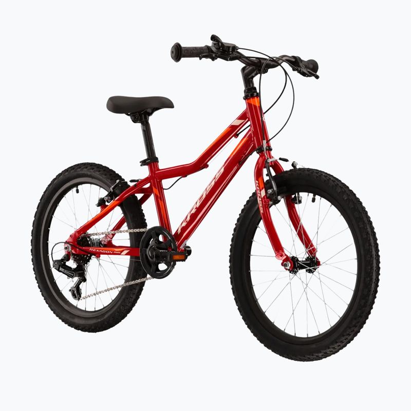 Велосипед дитячий KROSS Hexagon Mini 1.0 червоний/білий/глянцевий 2