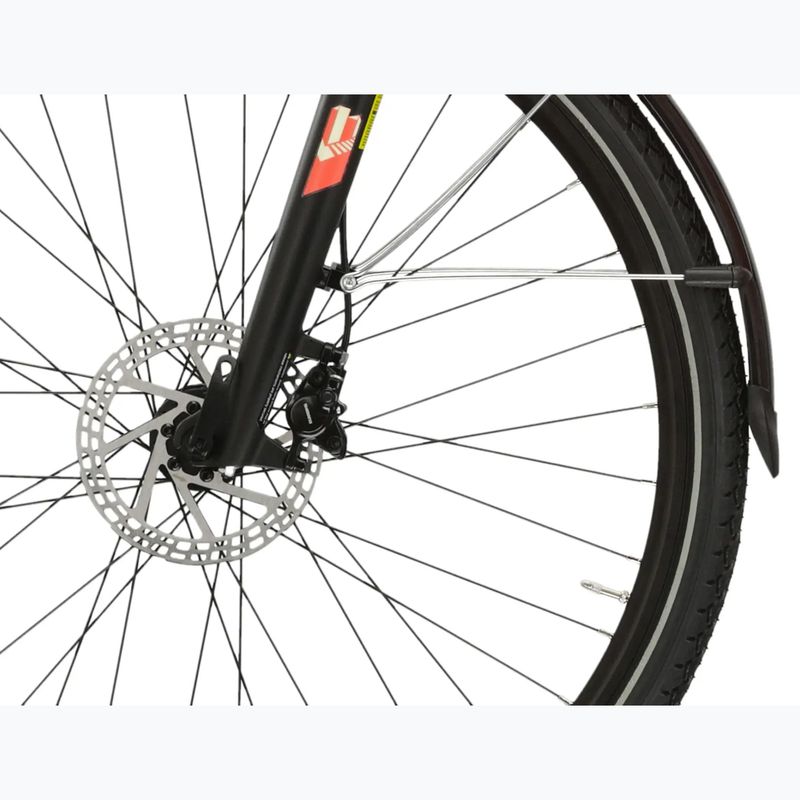 Велосипед електричний KROSS Sentio Hybrid 2.0 el. 504 Wh koralowy/жовтий/матовий 8