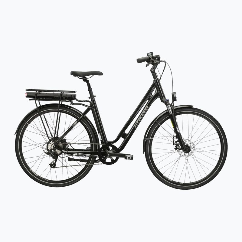 Велосипед електричний KROSS Sentio Hybrid 1.0 el. 504 Wh чорний/срібний/глянцевий 2