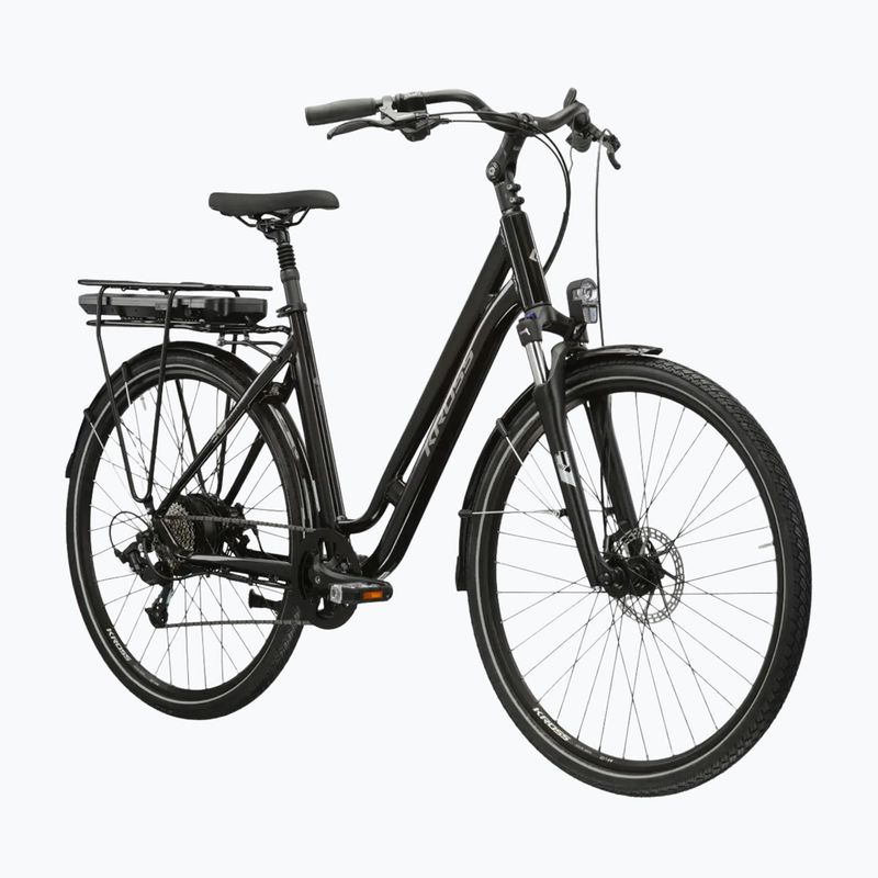 Велосипед електричний KROSS Sentio Hybrid 1.0 el. 504 Wh чорний/срібний/глянцевий 3