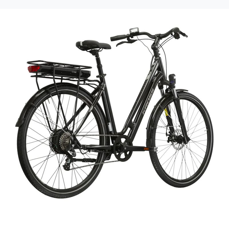 Велосипед електричний KROSS Sentio Hybrid 1.0 el. 504 Wh чорний/срібний/глянцевий 4