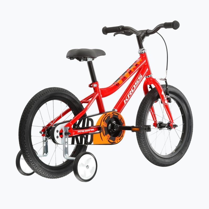 Велосипед дитячий KROSS Racer 3.0 червоний/помаранчевий/глянцевий 3