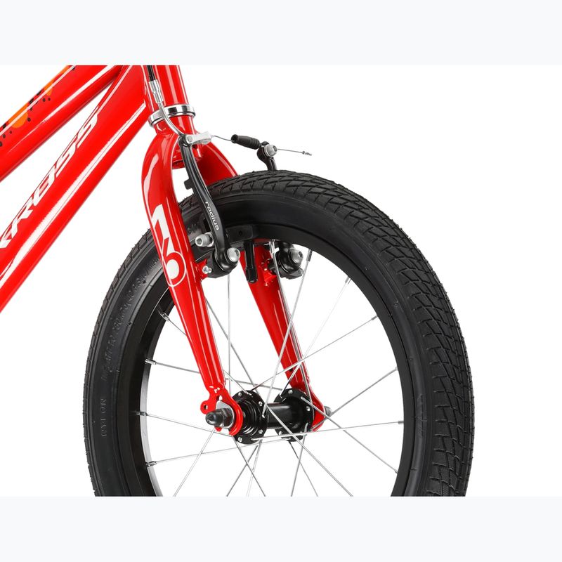 Велосипед дитячий KROSS Racer 3.0 червоний/помаранчевий/глянцевий 5