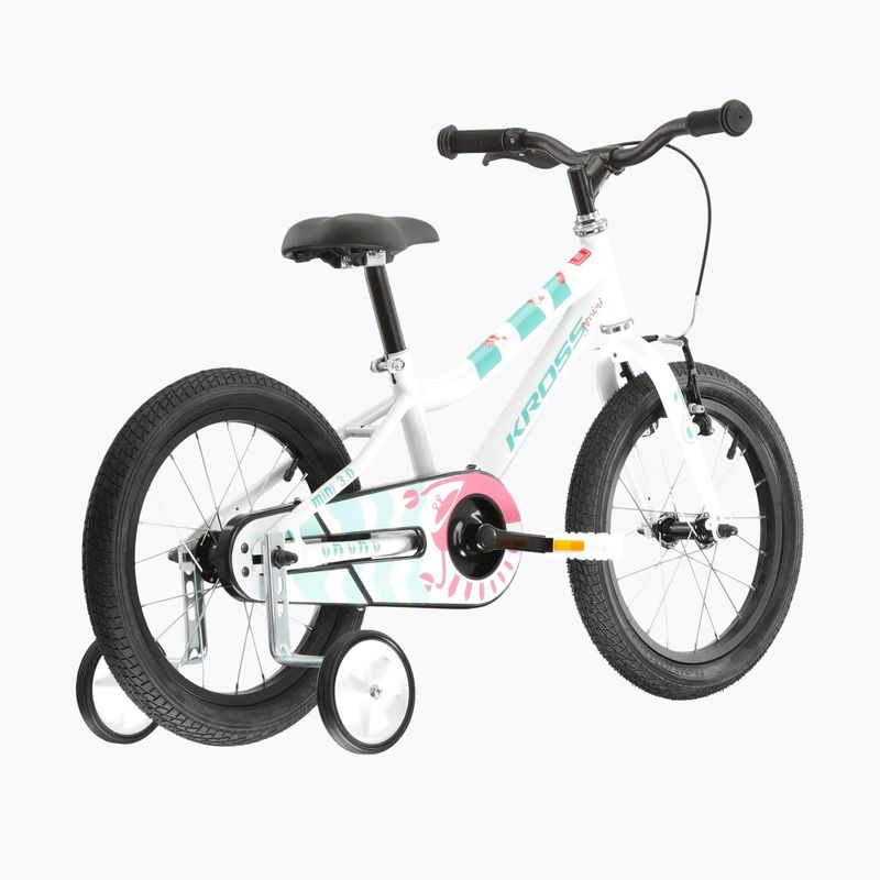 Велосипед дитячий KROSS Mini 3.0 білий/м'ятний/глянцевий 3
