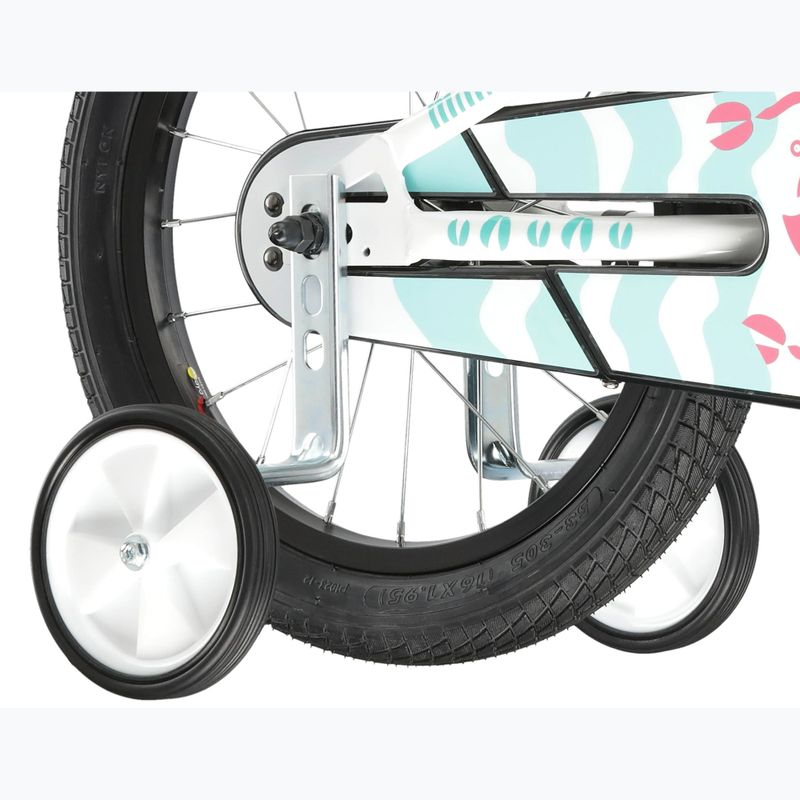 Велосипед дитячий KROSS Mini 3.0 білий/м'ятний/глянцевий 7