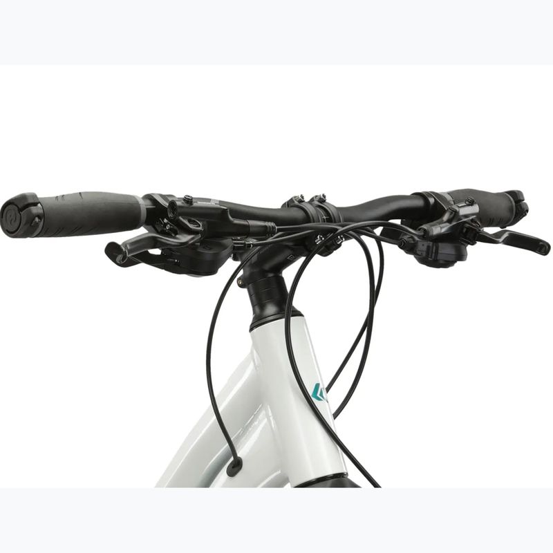 Велосипед кросовий жіночий KROSS Evado 7.0 W білий/бірюзовий/глянець 4