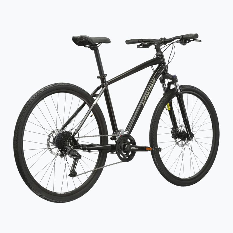 Велосипед кросовий KROSS Evado 5.0 чорний/зелений/глянець 3