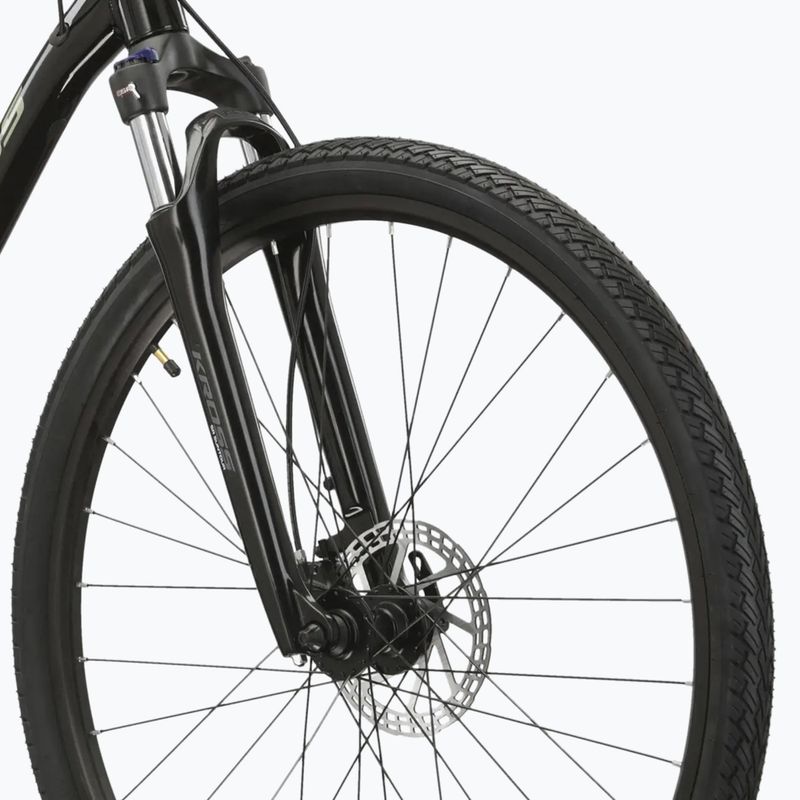 Велосипед кросовий KROSS Evado 5.0 чорний/зелений/глянець 5