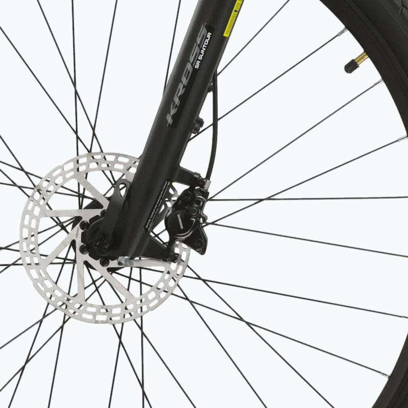 Велосипед кросовий жіночий KROSS Evado 5.0 W чорний/бірюзовий/глянець 7