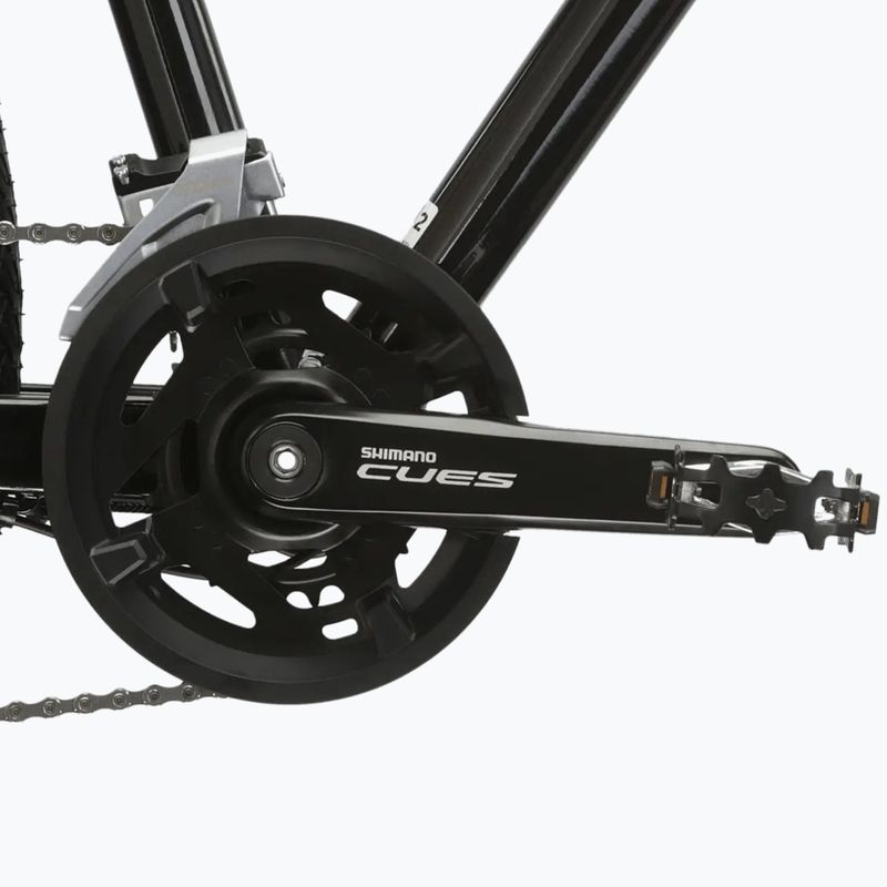 Велосипед кросовий жіночий KROSS Evado 5.0 W чорний/бірюзовий/глянець 8