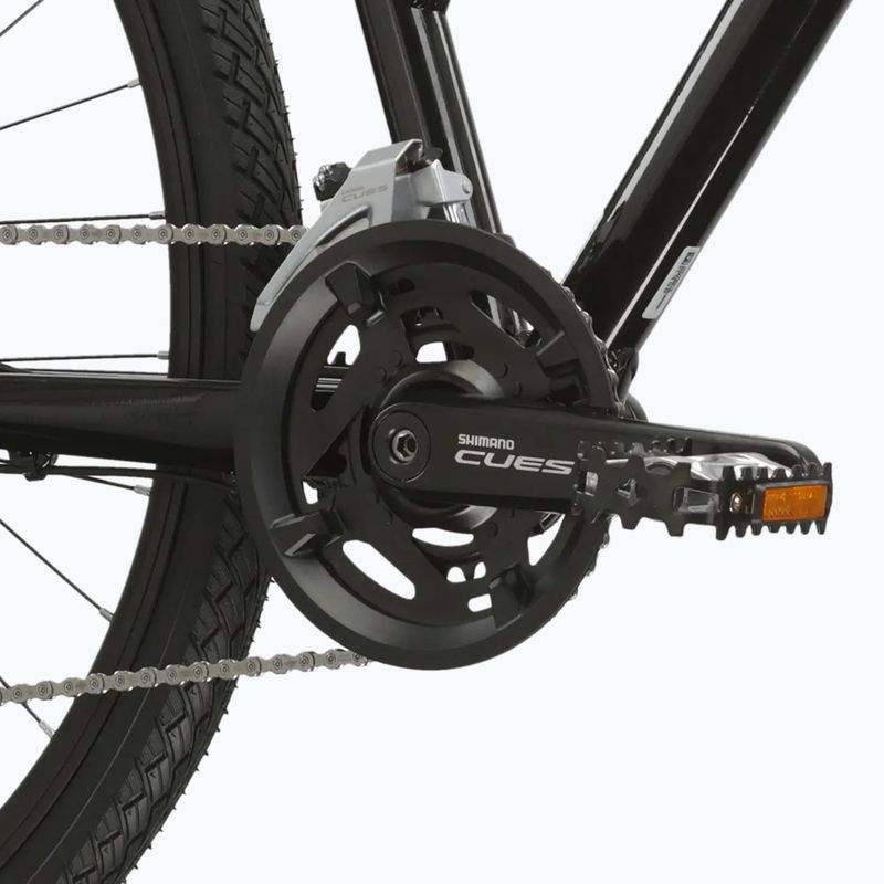 Велосипед кросовий жіночий KROSS Evado 5.0 W чорний/бірюзовий/глянець 9