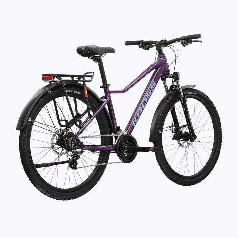 Велосипед гірський жіночий KROSS Lea 2.0 Eq W 27.5 фіолетовий/фіолетовий/глянцевий 3