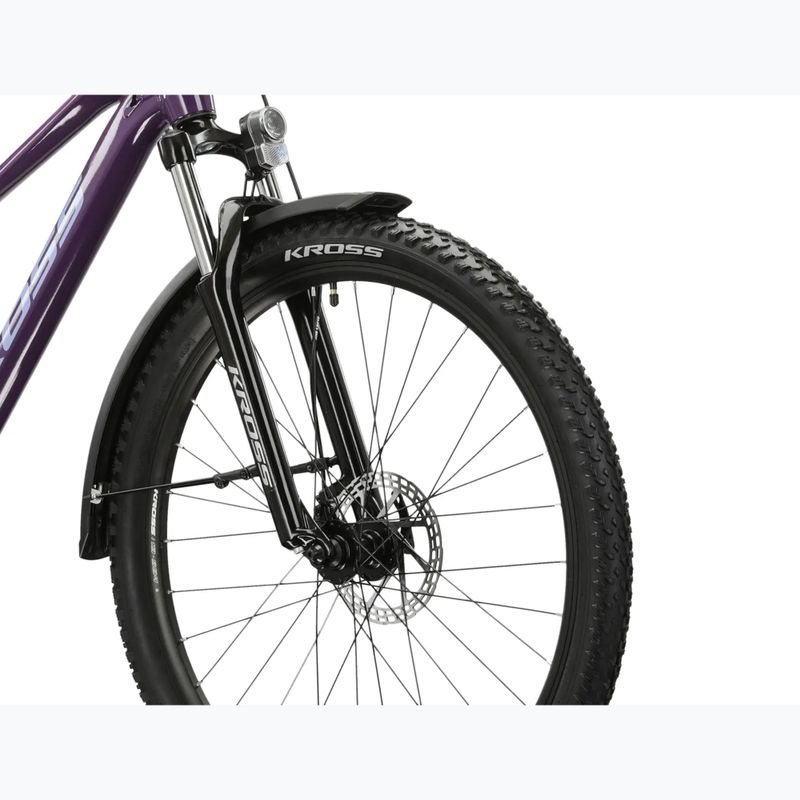 Велосипед гірський жіночий KROSS Lea 2.0 Eq W 27.5 фіолетовий/фіолетовий/глянцевий 5