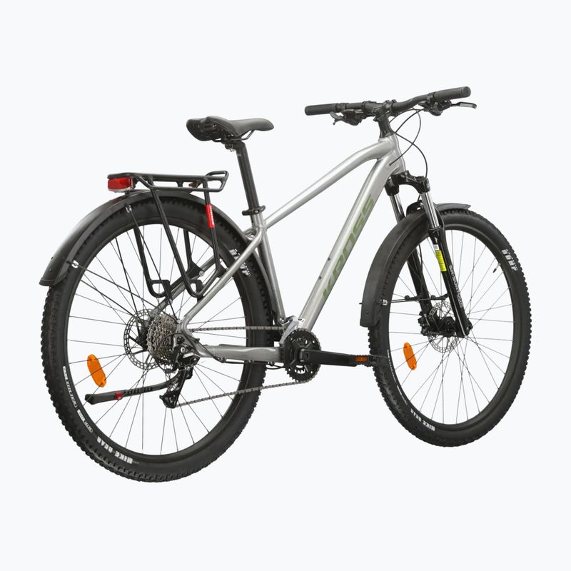 Велосипед гірський KROSS Hexagon 4.0 EQ 29" срібний/зелений/глянець 3