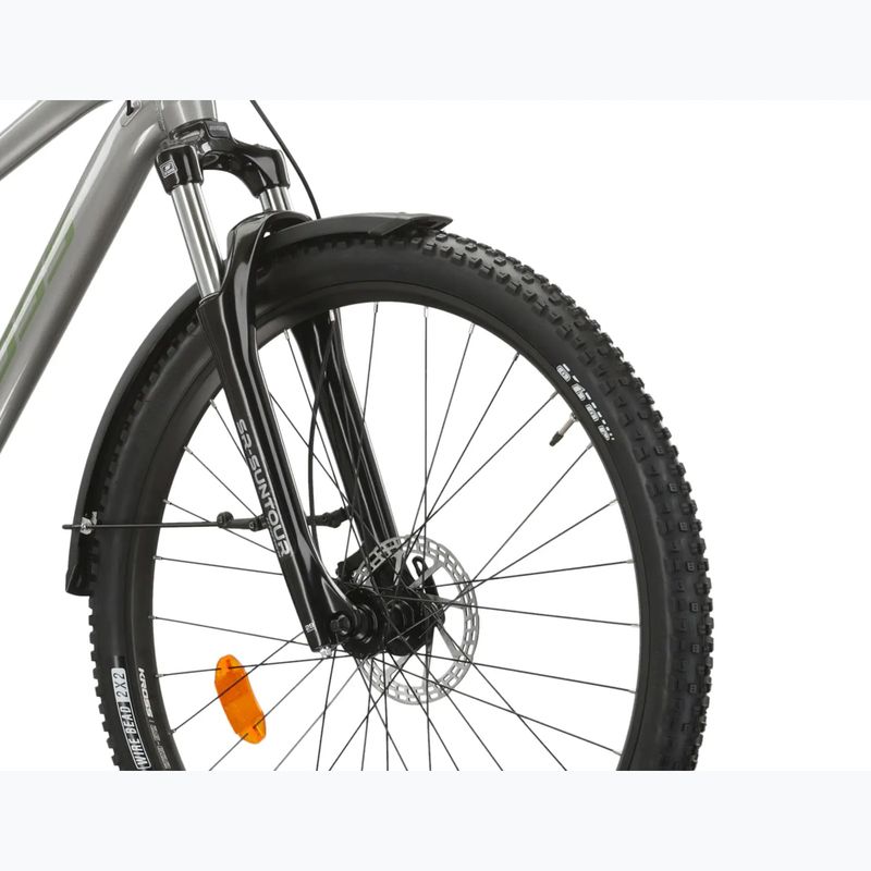 Велосипед гірський KROSS Hexagon 4.0 EQ 29" срібний/зелений/глянець 5