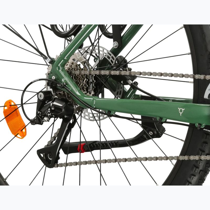 Велосипед гірський KROSS Hexagon 4.0 EQ 27,5" зелений/срібний/глянець 8