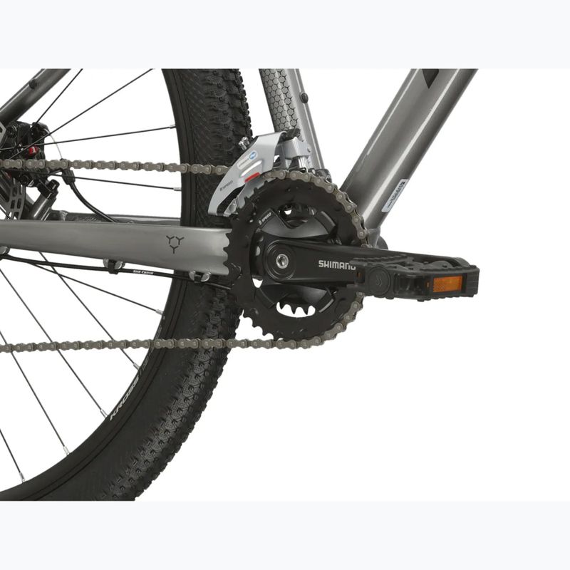 Велосипед гірський KROSS Hexagon 3.0 27,5" 2024 сірий/синій/глянець 9