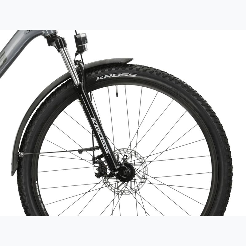 Велосипед гірський KROSS Hexagon 2.0 EQ 27,5" сірий/темно-сірий/глянець 6