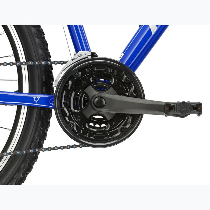 Велосипед гірський KROSS Hexagon 1.0 26" блакитний/срібний/глянцевий 11