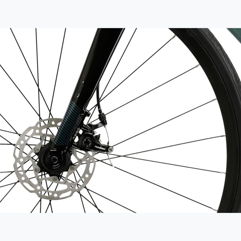 Велосипед шосейний KROSS Vento 4.0 зелений/бордовий/глянцевий 9