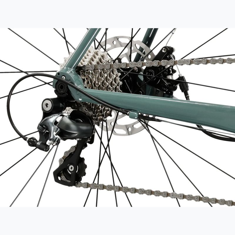 Велосипед шосейний KROSS Vento 4.0 зелений/бордовий/глянцевий 11