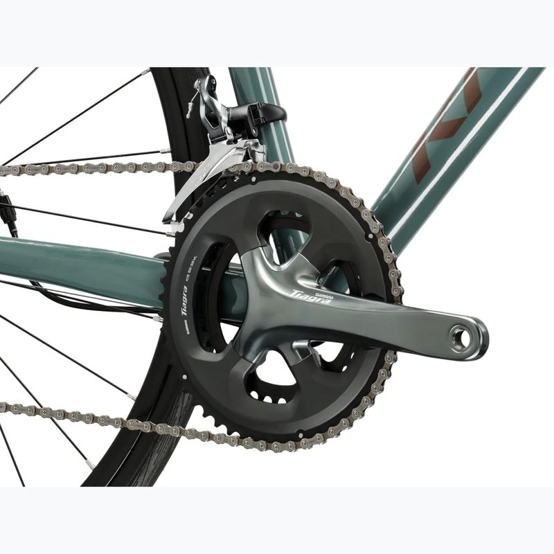 Велосипед шосейний KROSS Vento 4.0 зелений/бордовий/глянцевий 12