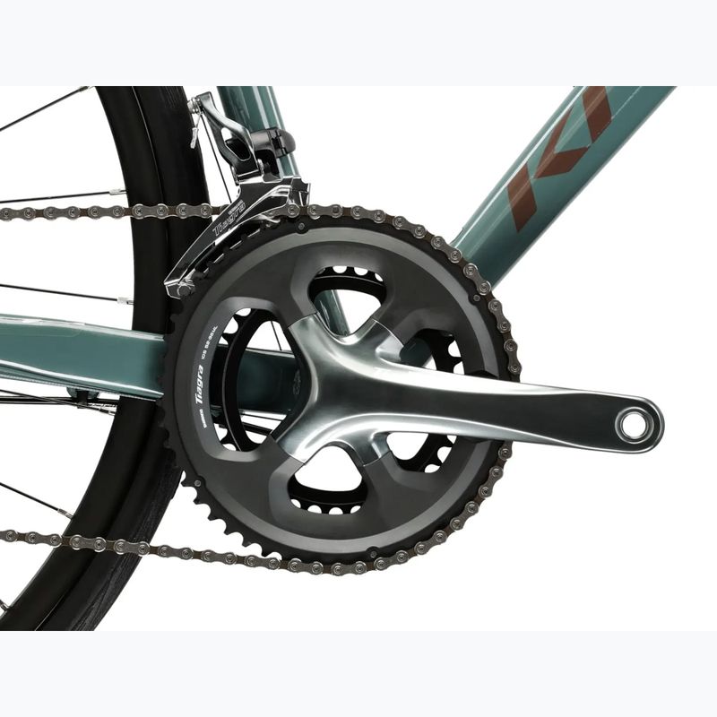 Велосипед шосейний KROSS Vento 4.0 зелений/бордовий/глянцевий 13