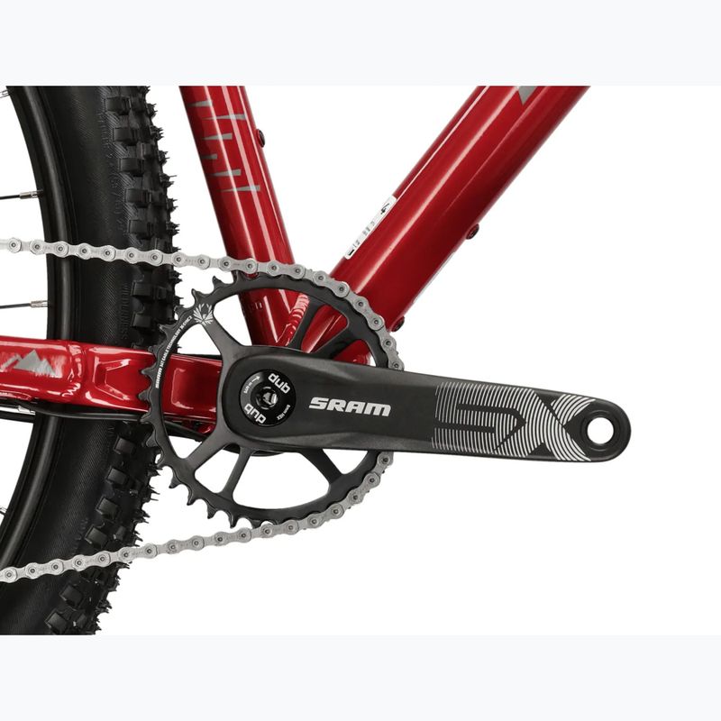 Велосипед гірський жіночий KROSS Level 6.0 червоний/сірий 10