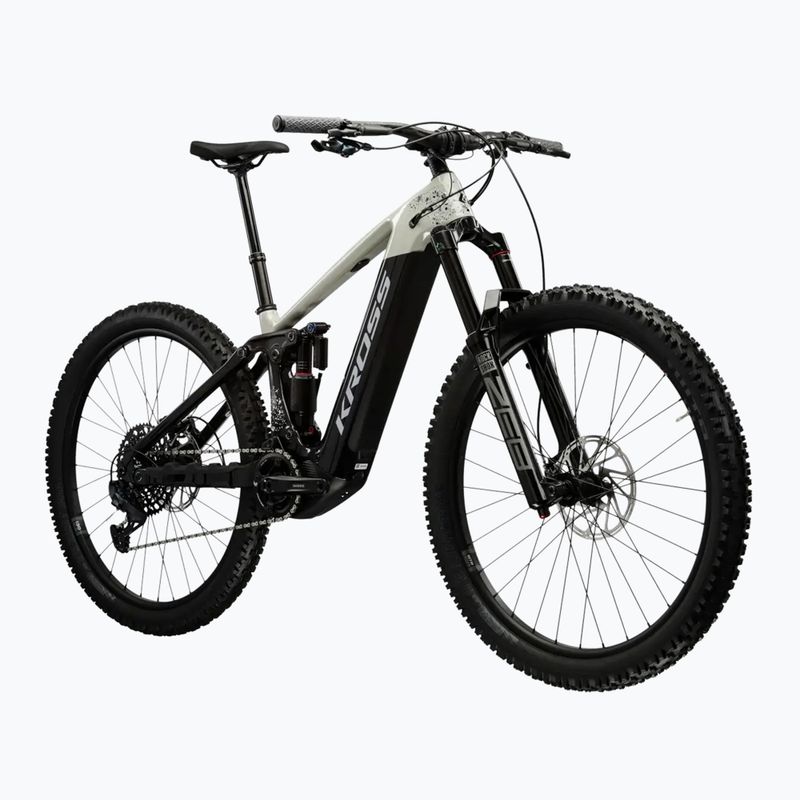 Велосипед електричний чоловічий KROSS Moon Boost 1.0 el. 630 Wh сірий/чорний/глянцевий 2