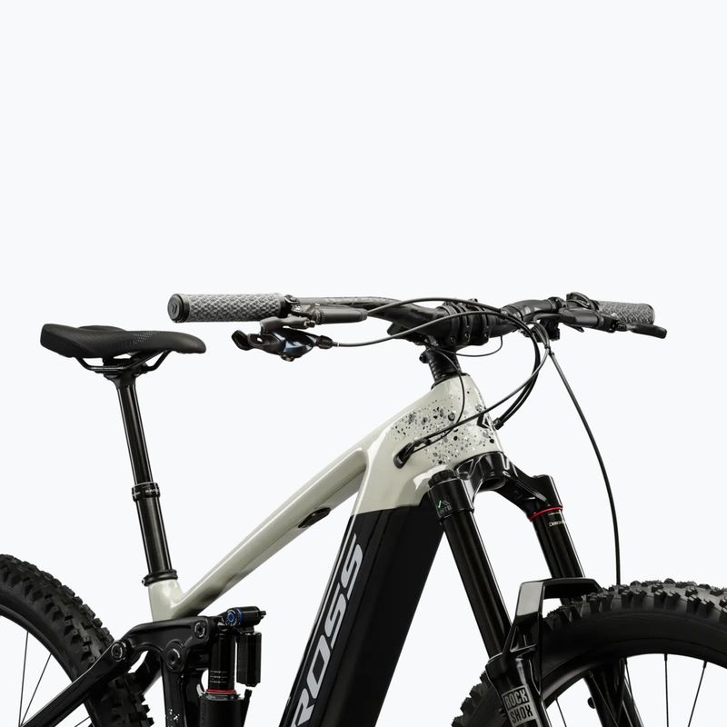 Велосипед електричний чоловічий KROSS Moon Boost 1.0 el. 630 Wh сірий/чорний/глянцевий 4
