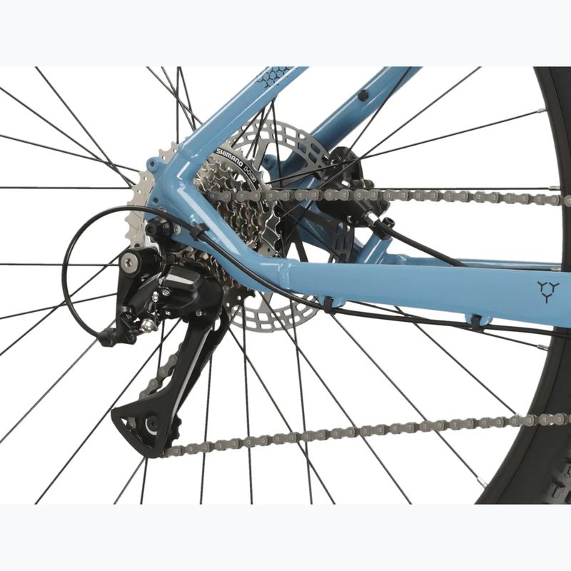 Велосипед гірський KROSS Hexagon 4.0 29" 2024 блакитний/чорний/глянець 11