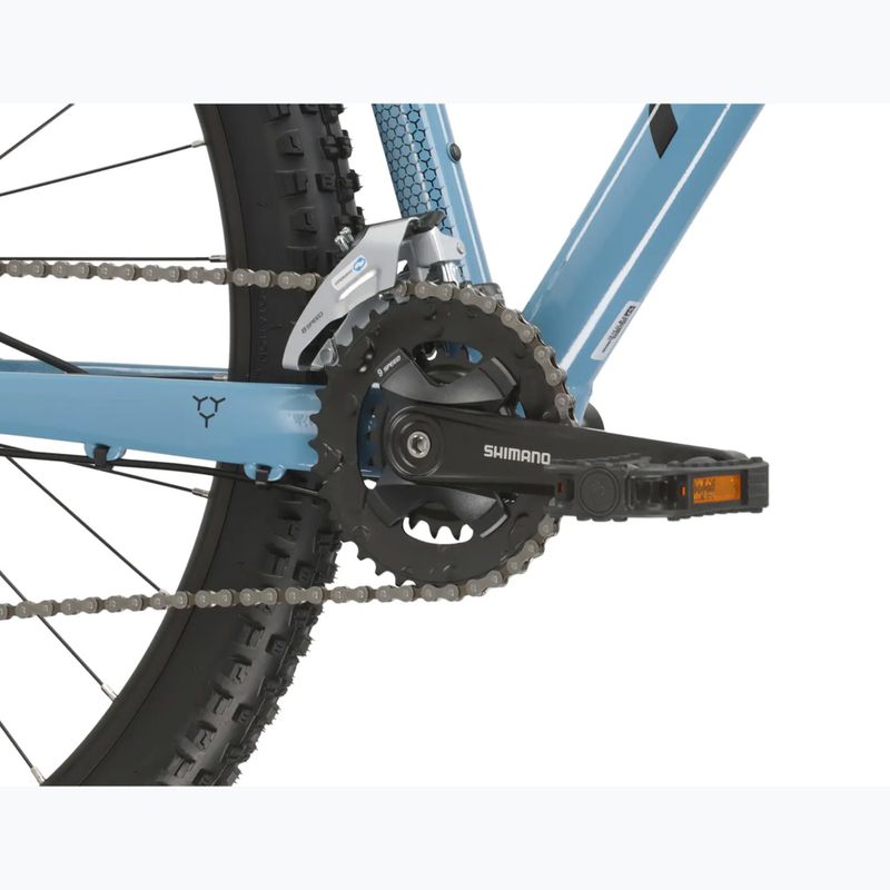 Велосипед гірський KROSS Hexagon 4.0 29" 2024 блакитний/чорний/глянець 12
