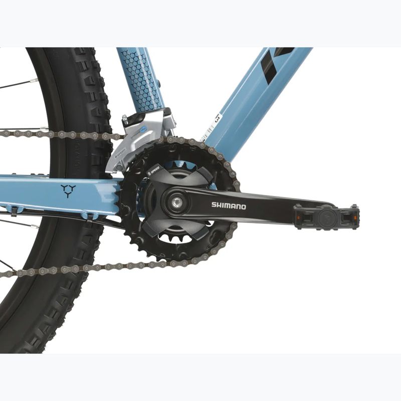 Велосипед гірський KROSS Hexagon 4.0 29" 2024 блакитний/чорний/глянець 13