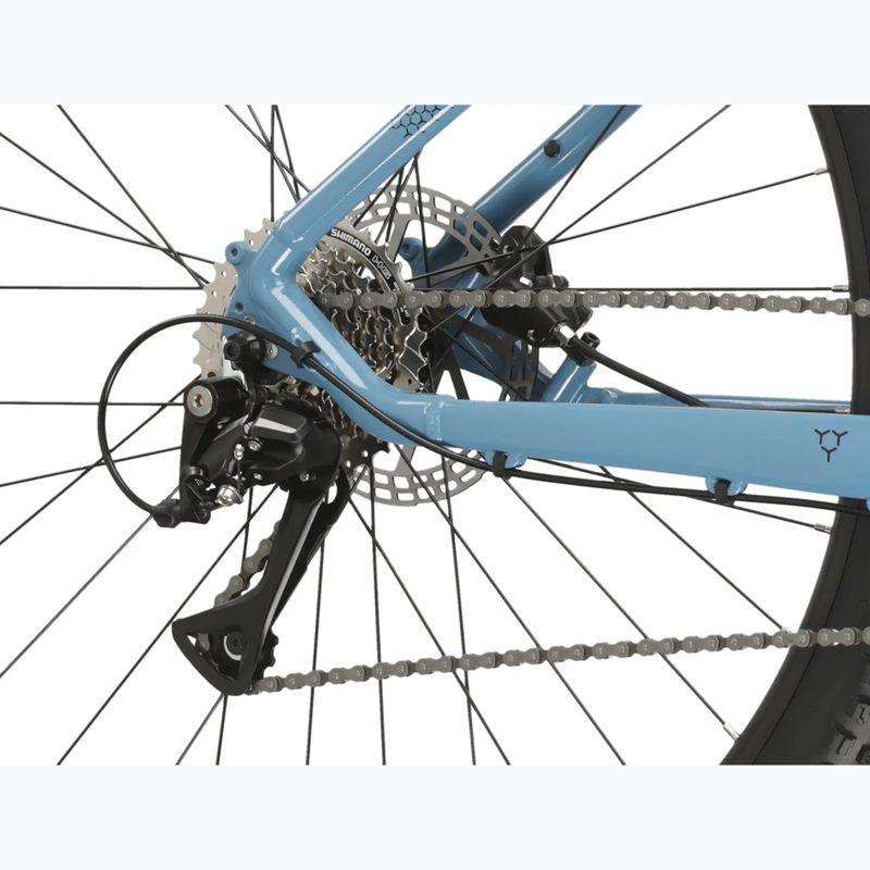 Велосипед гірський KROSS Hexagon 4.0 27,5" 2024 блакитний/чорний/глянець 11