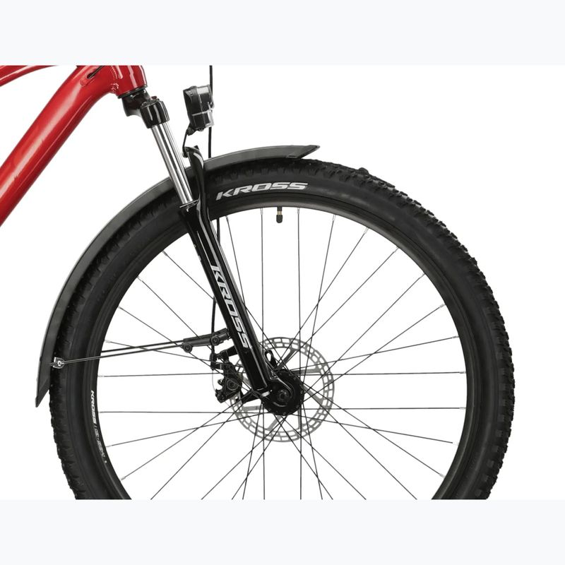 Велосипед гірський KROSS Hexagon 2.0 EQ 27,5" червоний/бордовий/глянець 6