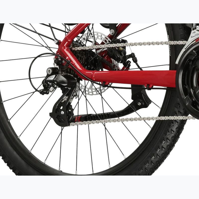 Велосипед гірський KROSS Hexagon 2.0 EQ 27,5" червоний/бордовий/глянець 8