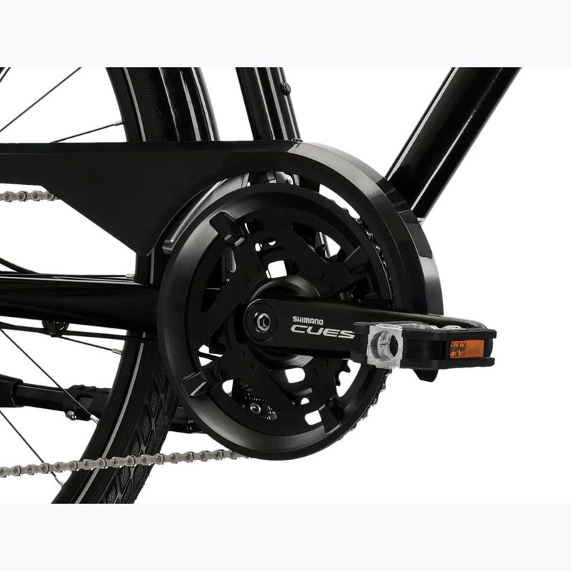 Велосипед трекінговий чоловічий KROSS Trans 7.0 Bg чорний/сірий/глянцевий 9