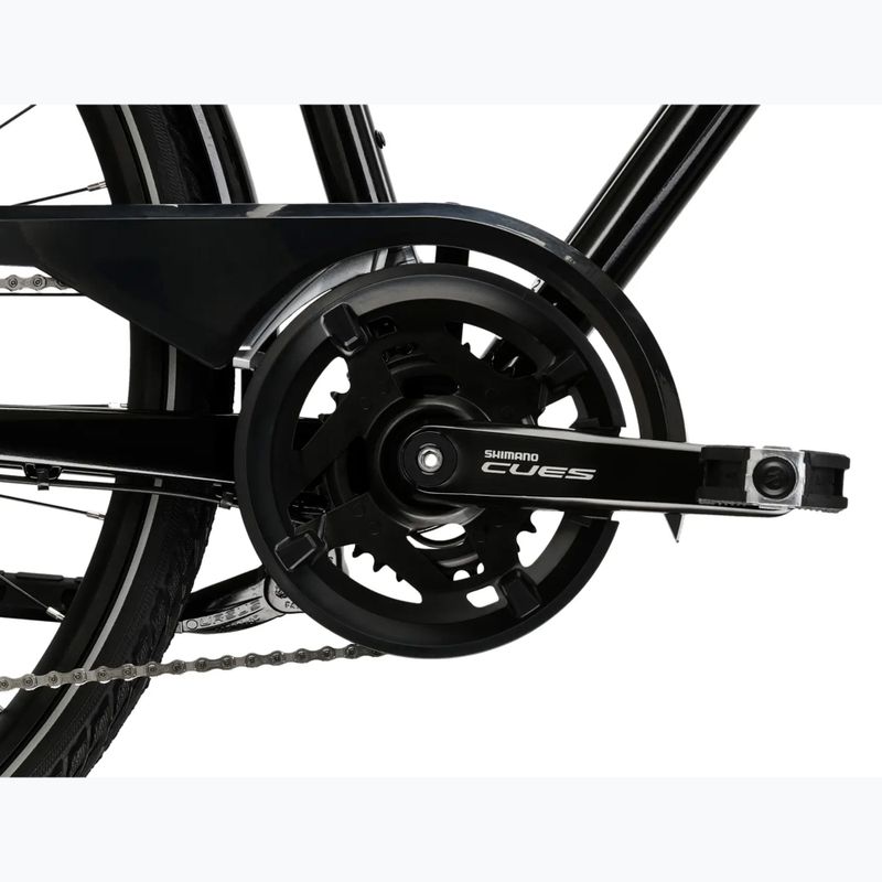 Велосипед трекінговий чоловічий KROSS Trans 7.0 Bg чорний/сірий/глянцевий 10