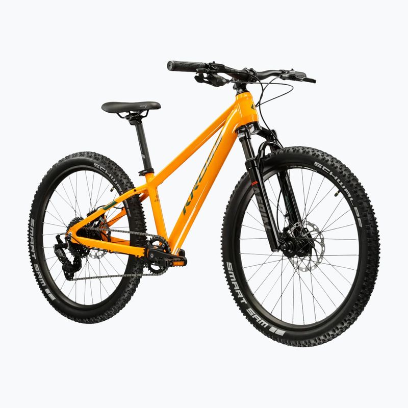 Велосипед дитячий KROSS Level Jr 4.0 помаранчевий/зелений/глянцевий 2