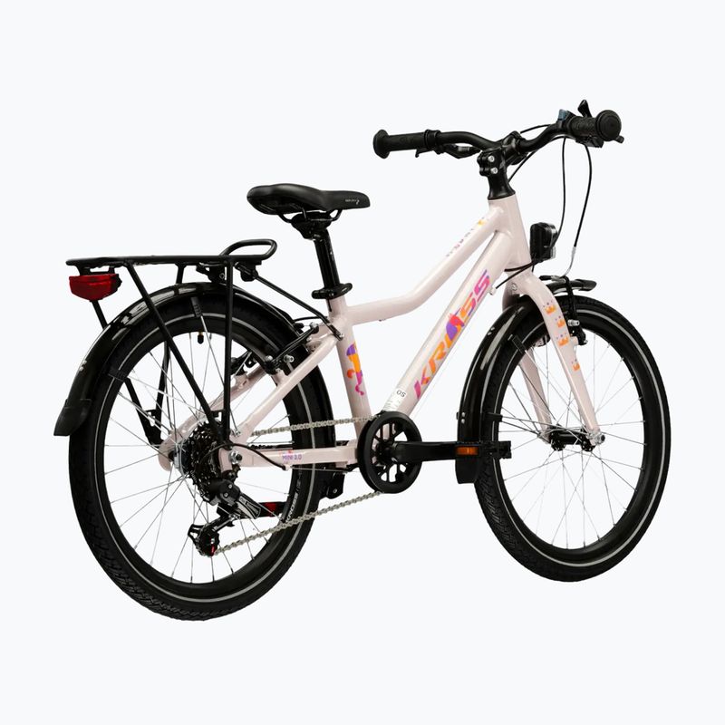 Велосипед дитячий KROSS Lea Mini 3.0 Eq W рожевий/рожевий/глянцевий 3