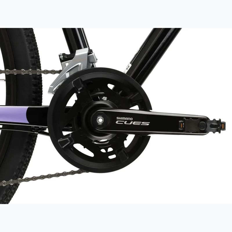 Велосипед кросовий жіночий KROSS Evado 7.0 W чорний/фіолетовий/глянець 10