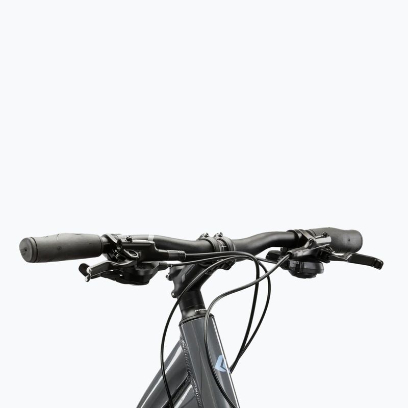 Велосипед кросовий жіночий KROSS Evado 5.0 W сірий/блакитний/глянець 4