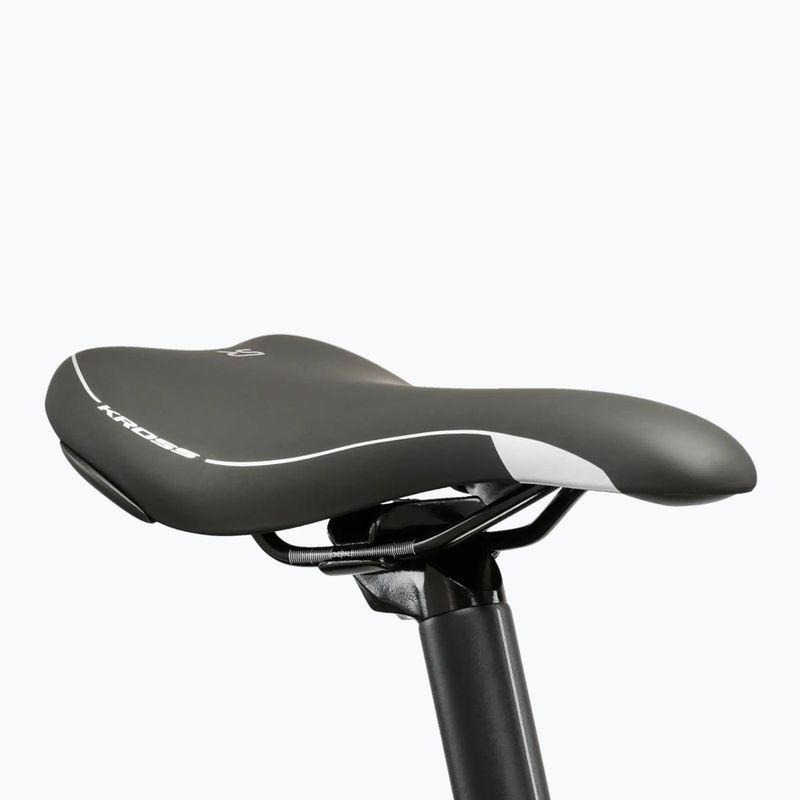 Велосипед кросовий жіночий KROSS Evado 5.0 W сірий/блакитний/глянець 11