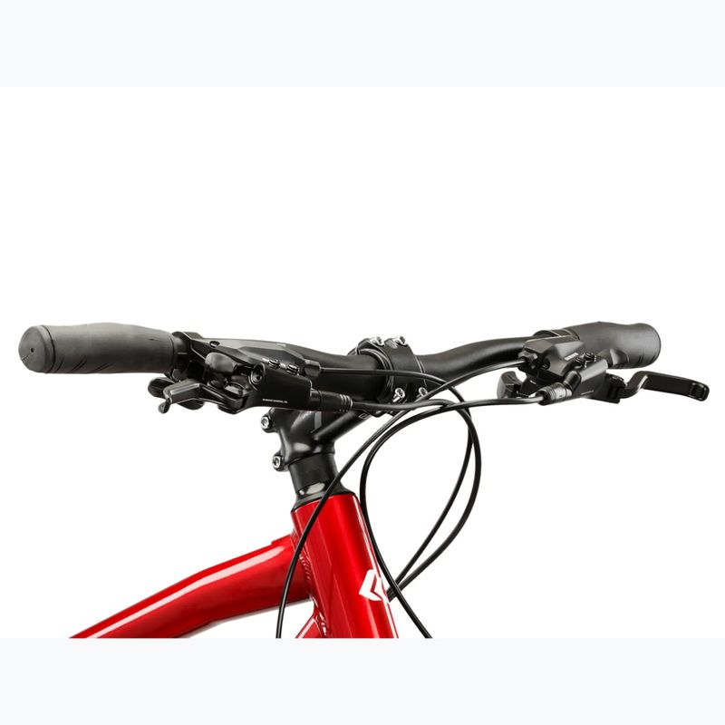 Велосипед кросовий KROSS Evado 4.0 бордовий/білий 4