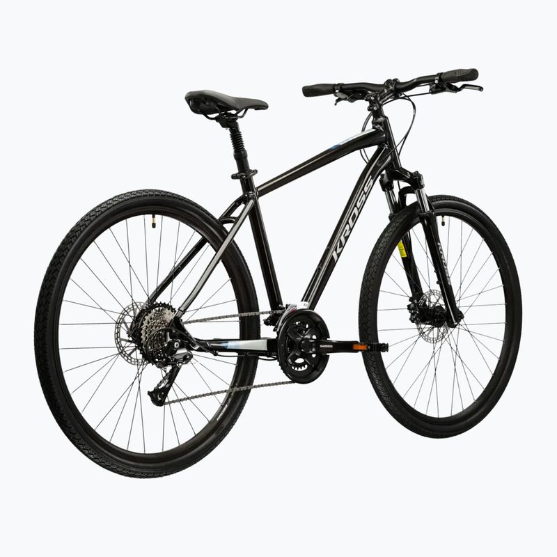 Велосипед кросовий KROSS Evado 4.0 чорний/срібний 3